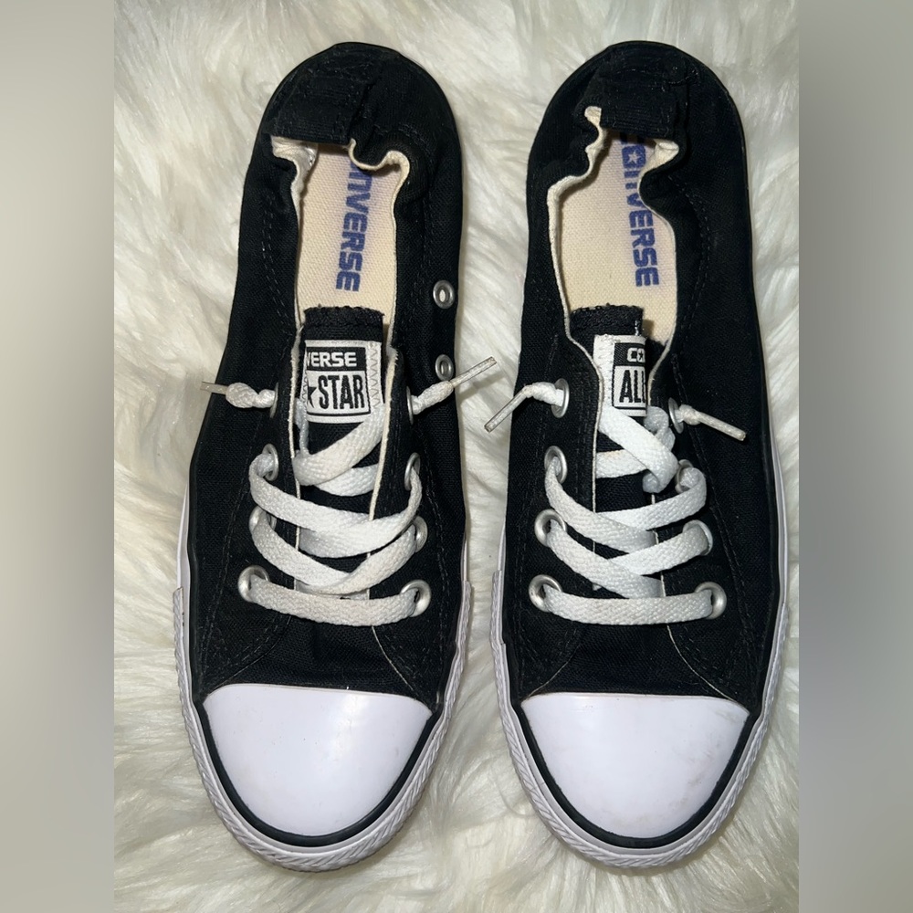 Converse Classic Black and White Canvas Shoes